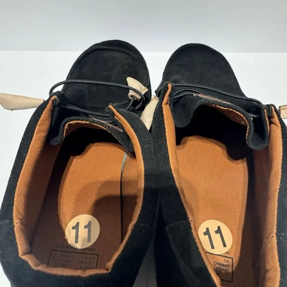 Vaccari Mens Slip On Black Size 11 M